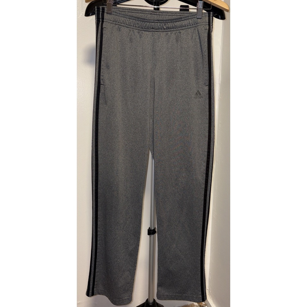 Adidas Sweat Pants Men M Gray Athleisure Athletic Casual Performance